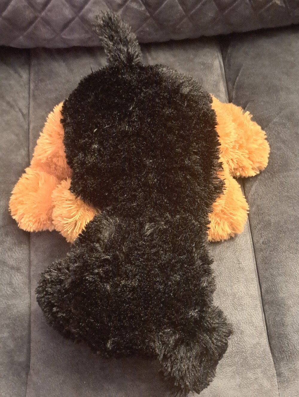 Stuffed Animal Dog Plush Brown Black - Picture 3 of 7